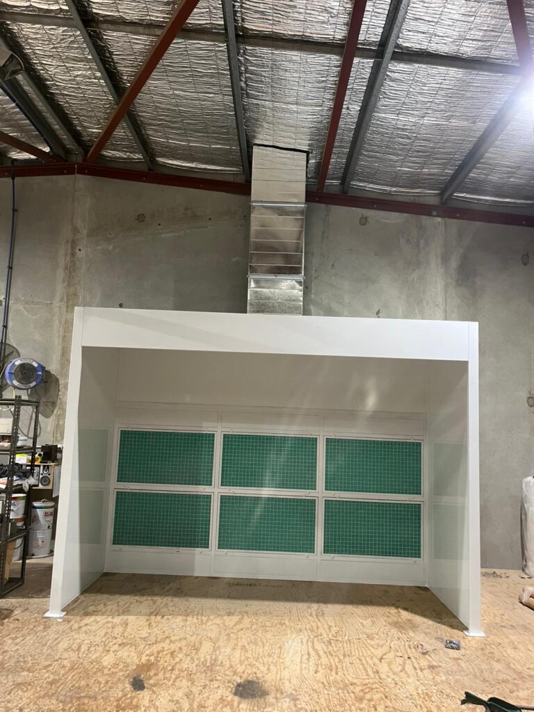 Open Face Spray Booth Metrobooths